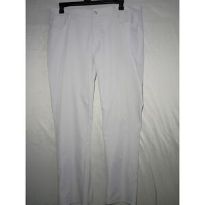 Peter Millar EB66 Pants Mens 40x32 Gray Performance Golf Activewear Chino